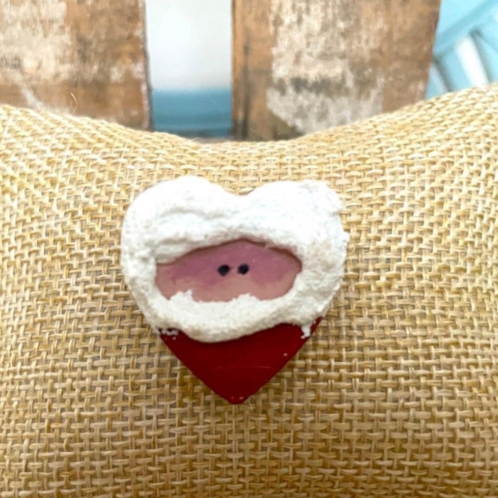 Santa Claus Handcrafted Lapel Pin NEW!